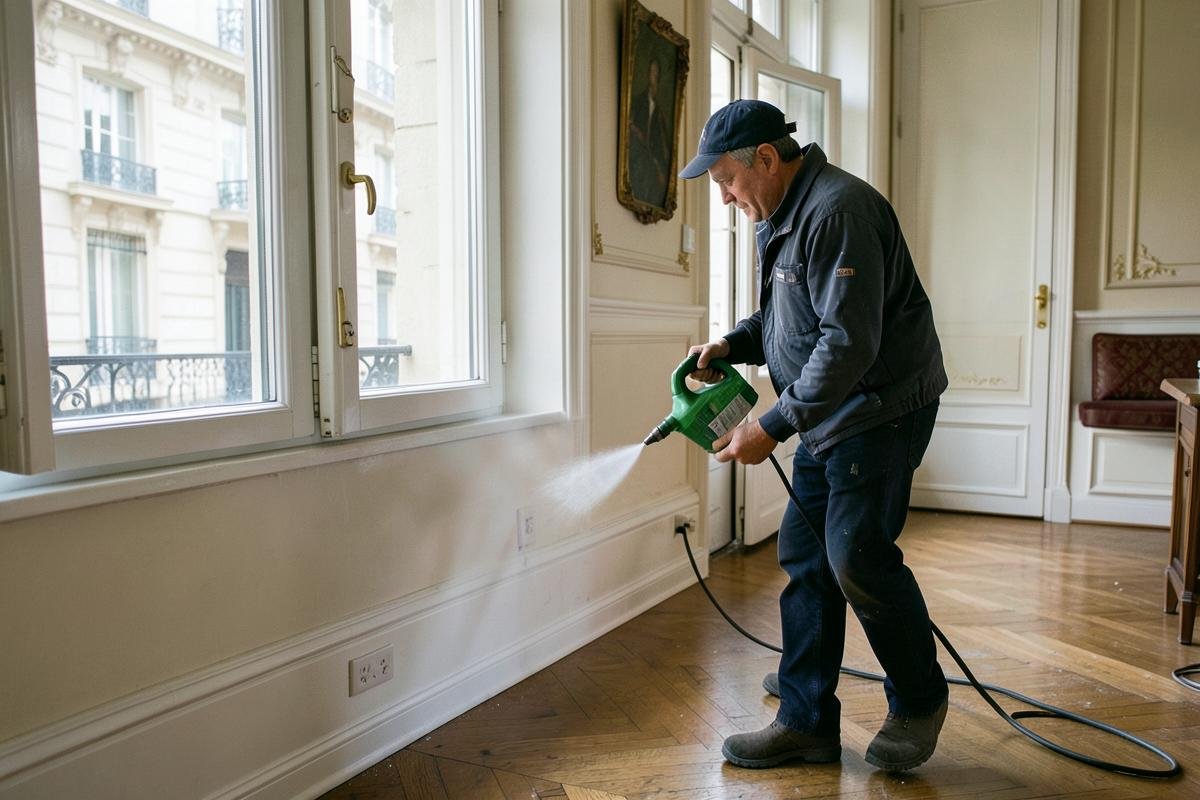 Traitement de dératisation certifié dans un appartement parisien